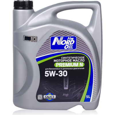 Моторное масло NORD OIL Premium N 5W-30 SN/CF NRL068