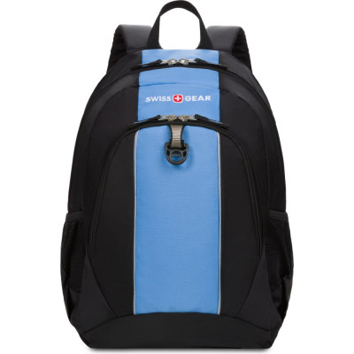 Рюкзак Swissgear чёрный/голубой, 32х14х45 см, 20 л SA17222315