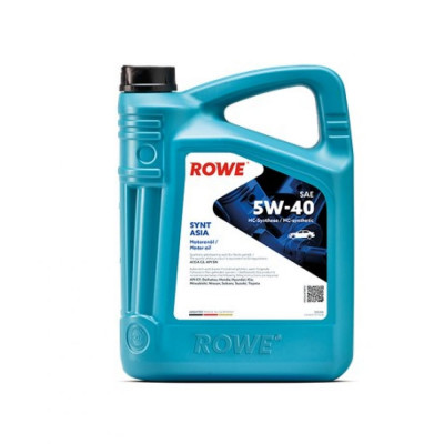 Полусинтетическое моторное масло Rowe HIGHTEC SYNT ASIA SAE 5W-40 20246-0040-99