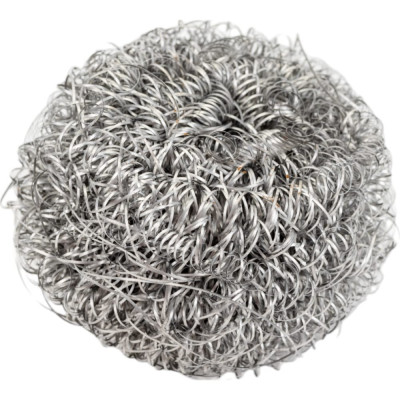 Металлическая оцинкованная спиральная мочалка для посуды Золушка 10088
