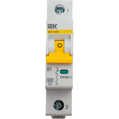 Автоматический выключатель IEK ВА47-60M MVA31-1-001-B