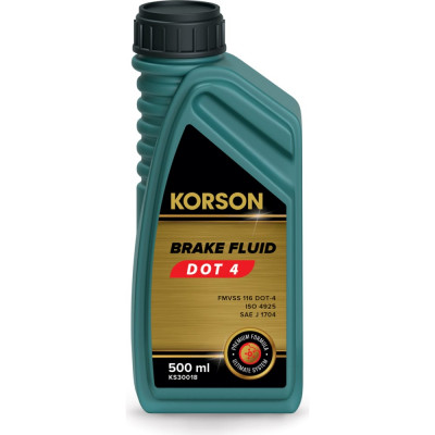 Тормозная жидкость Korson DOT 5 KS30018