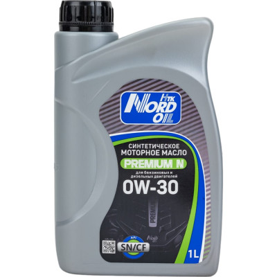 Моторное масло NORD OIL Premium N 0W-30 SN/CF NRL106
