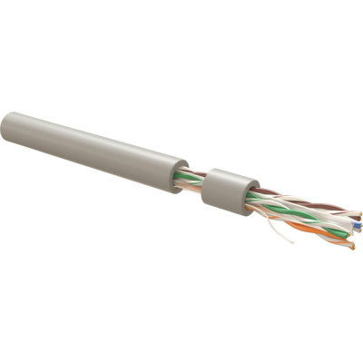 Одножильный кабель Hyperline UUTP4R-C6A-S23-IN-LSLTX-GY-305 498435