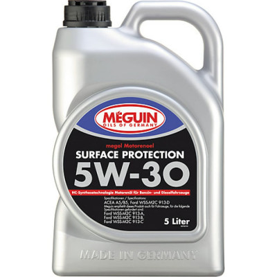 НС-синтетическое моторное масло MEGUIN Megol Motorenoel Surface Protection 5W-30 A5/B5 3192