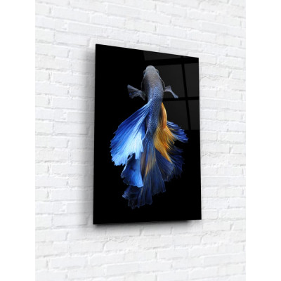 Картина на стекле ARTABOSKO бойцовая рыбка LMR-02-39-04