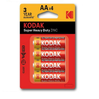 Солевая батарейка KODAK R64BL EXTRA HEAVY DUTY KAAHZ4 Б0005119