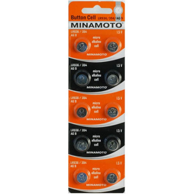 Часовая батарейка MINAMOTO AG9 LR936 55009