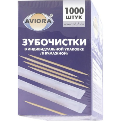 Бамбуковые зубочистки AVIORA 401-610