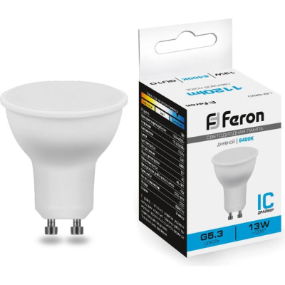 Светодиодная лампа FERON LB-960 MR16 GU10 13W 6400K 38193
