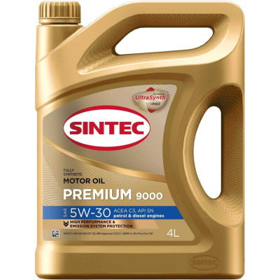 Синтетическое моторное масло Sintec premium sae 5w-30 api sn, 600131