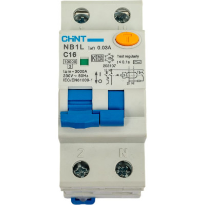 Дифференциальный автоматический выключатель CHINT NB1L 203107