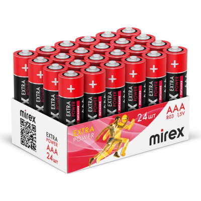 Солевая батарея Mirex 23702-ER03-B24
