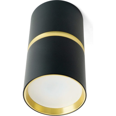 Потолочный светильник FERON ml186 barrel zen mr16 gu10 35w 230v, черный, золото 48639