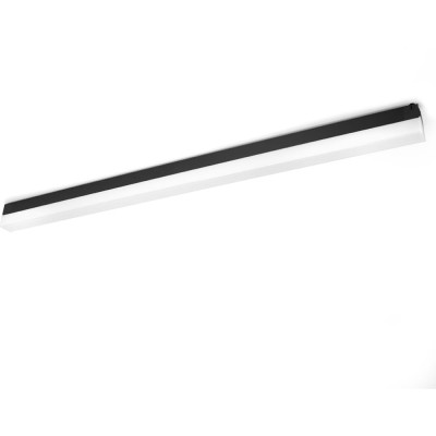 Трековый светодиодный линейный светильник FERON al121 RetailRay однофазный, на шинопровод, 60w, 4000k, 160 градусов, черный 48577
