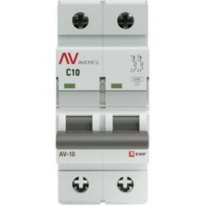 Автоматический выключатель EKF AV-6 AVERES mcb6-2-10C-av