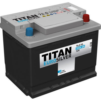 Аккумулятор TITAN EUROSILVER 76.0 VL 4607008881417