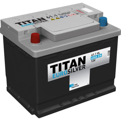 Аккумулятор TITAN EUROSILVER 61.1 VL 4607008881387