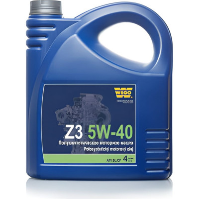 Синт моторное масло WEGO Z3 5W-40 SL/CF 4627089062673