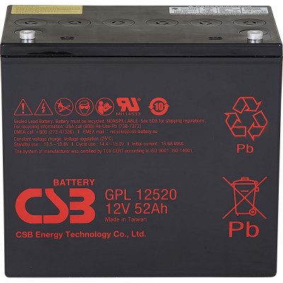 Аккумулятор для ИБП CSB GPL12520 GPL12520