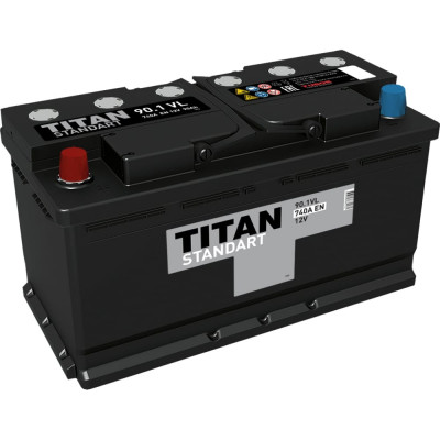 Аккумулятор TITAN STANDART 90.1 VL (П.П.) 4607008882261