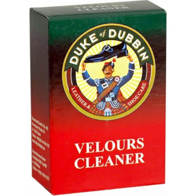 Ластик для удаления трудных пятен на изделиях из замши, велюра и нубука Duke of Dubbin Duke Velour Cleaner 7690000