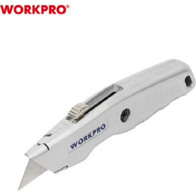 Алюминиевый выдвижной строительный нож WORKPRO WP213006