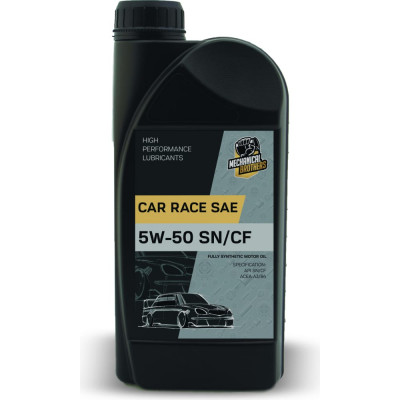 Моторное синтетическое масло MECHANICAL BROTHERS CAR RACE 5W-50, SN/CF 4673725543402