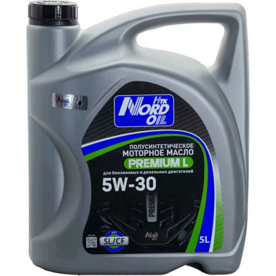 Моторное масло NORD OIL Premium L 5W-30 SL/CF NRL083