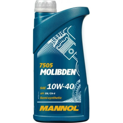 Полусинтетическое моторное масло MANNOL MOLIBDEN 10W-40 75051