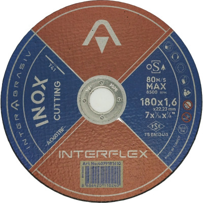 Отрезной круг Interflex INOX A060TBF 4079181610