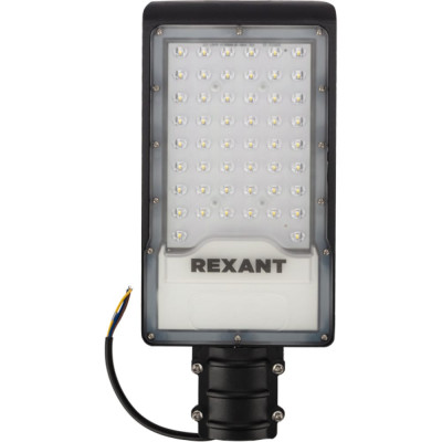 Светодиодный консольный светильник REXANT дку-01 70вт 5000к общего назначения ip65 6000лм черный 607-305