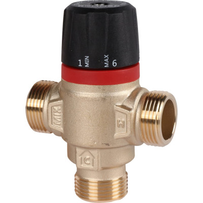 Термостатический смесительный клапан для систем отопления и гвс ROMMER RG0092NU9FV18V