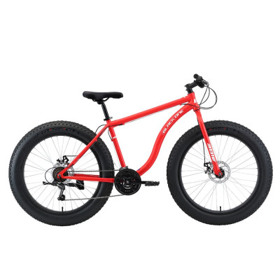 Велосипед Black One красный/белый, размер рамы 20