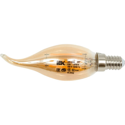 Лампа IEK серия 360 LLF-CB35-5-230-30-E14-CLG