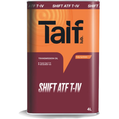 Масло для АКП TAIF TAIF SHIFT ATF Т-IV 214014