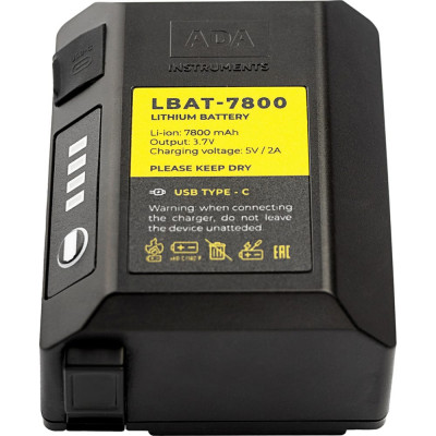 Литий-ионный аккумулятор ADA LBAT-7800 (для LaserTANK 3-360/4-360 GREEN) А00700