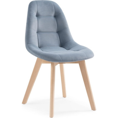 Деревянный стул Woodville Filip blue / wood 15102