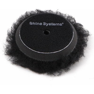 Полировальный круг Shine systems Black Wool Pad SS540