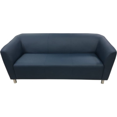 Трехместный диван Мягкий Офис темно-синий АР301СН1