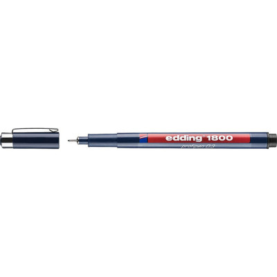 Капиллярная ручка-фломастер для черчения EDDING E-1800-0.3#1