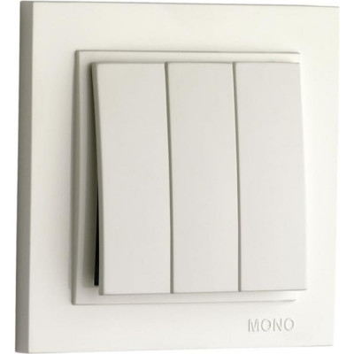 Трехклавишный выключатель MONO ELECTRIC DESPINA 102-190022-114