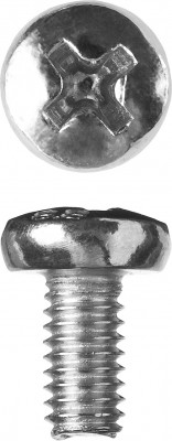 ЗУБР din 7985, кл. пр. 4.8, m4 х 8 мм, цинк, 5 кг, винт с полусферической головкой (303150-04-008)