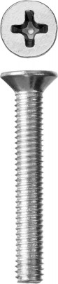 ЗУБР din 965, кл. пр. 4.8, m6 х 20 мм, цинк, 9 шт, винт с потайной головкой (303116-06-020)