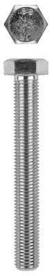 Болт с шестигранной головкой, din 933, m16x50мм, 50шт, кл. пр. 8.8, оцинкованный, kraftool