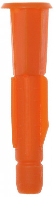 Дюбель универсальный полипропиленовый, с бортиком, 12 х 71 мм, 6 шт, ЗУБР