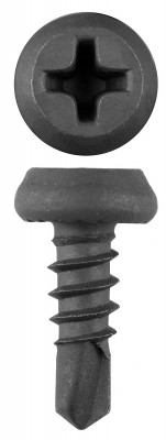 ЗУБР клм-сф, 11 х 3.8 мм, фосфатированное покрытие, конусная головка, 1000 шт, саморез со сверлом для листового металла (4-300131-38-11)