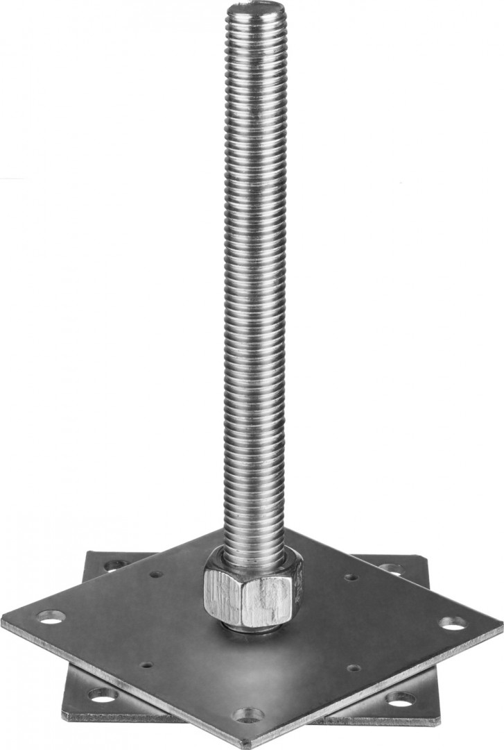 ЗУБР 310266-140 — ЗУБР 140х140х250 мм х м24, анкерная регулировочная .