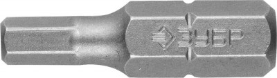 ЗУБР hex4, 2 шт, 25 мм, кованые биты (26007-4-25-2)