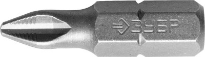ЗУБР 2 шт, ph2 25 мм, кованые биты (26001-2-25-2)